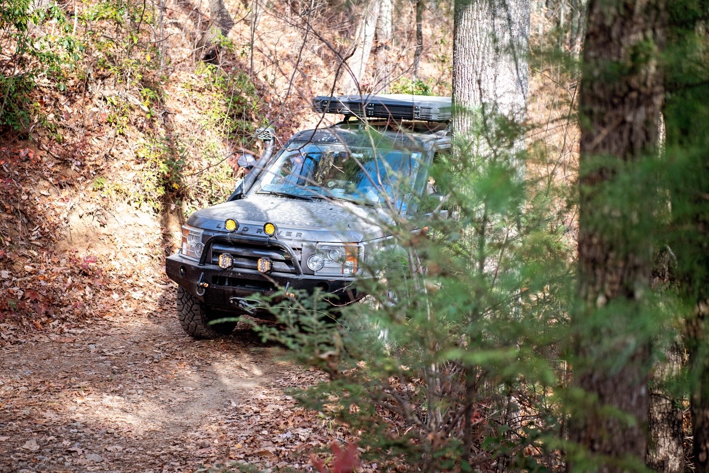 Overland rig in the North Georgia mountains